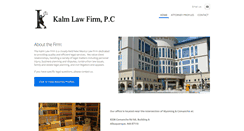 Desktop Screenshot of kalmlawfirm.com